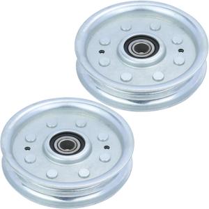 GELASKA 2 Pack AM37249 Idler Pulley Replace John Deere AM107468, AM37442, AM35862, D18314, TCA22982, eXmark 1-602501, 1-403009, Husqvarna 601000391, 533310326, Snapper 2441649, 1680299, 07300039