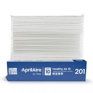 AprilAire 201 Replacement Furnace Filter for AprilAire or Space-Gard 2200 or 2250 Whole-House Air Purifiers - MERV 10, 20x25x6 Air Filter (Pack of 2) AprilAire 201 Replacement Furnace Filter for AprilAire or Space-Gard 2200 or 2250 Whole-House Air Purifiers - MERV 10, 20x25x6 Air Filter (Pack of 2)