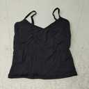 SUUKSESS Women Sexy V Neck Tank Tops Y2K Going Out Top Fitted Basic Cami Shirts (Small, Black)