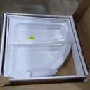 OVE Decors Breeze 32 in. Corner Shower Clear Sliding Door with Included Walls and Base in Black Finish