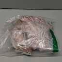 Christmas Tree Topper, 40x13 Inches Toppers Bow with Glitter Satin Mesh Streamer and Patterned Ribbon, Christmas Tree Topper Bow for Christmas Home Decoration (Rose Gold)