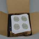 Temlum 2.5 Inch Succulent Wrap Bags (Fits 2.5 Pots) with Thank You & Let Love Grow Stickers, Small Gift Box for Wedding, Baby Shower, Succulent Party Favors for Guests (Brown 40pcs)