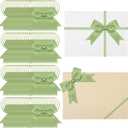 Zeyune 60 Pcs Mother's Day Elastic Bows 4 Inch Assorted Premade Craft Bows Soft Stretch Loops with Ribbon Knots for Mother's Day Wrapping Party Boxes Decoration Supplies Crafts Gifts(Fresh Style)