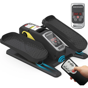 Under Desk Elliptical Machine, Electric Elliptical Exerciser for Senior, Quiet and Small Electric Seated Pedal Exerciser for Home with Remote Control and 12 Adjustable Speeds