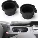 JOYTUTUS Cup Holder Insert 2 Pack Replacement Compatible with Frontier 2005-2019 Pathfinder Center Console Cup Holder Insert 2005-2012 Xterra 2005-2015 96975-EA000 96975-ZS00A