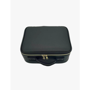 PU Illuminated Makeup Bag With Built-in Large Screen Three Color Dimming Makeup Bag