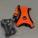 SlowTon Dog Seat Belt Harness for Car, Dog Car Harness Adjustable Mesh Breathable & Dog Seatbelt Safety Tether with Elastic Bungee for Small Medium Large Pets(Orange, Double Clip, XS)