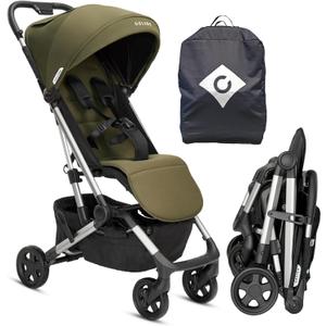 Colugo Compact Stroller - One Hand Fold Lightweight, Travel, Toddler, Airplane, Foldable Stroller with Rain Cover, Backpack and Cup Holder