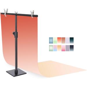 Yoocheese Photography Backdrop Product Photo Background: Small Size Paper Backdrops kit for Tabletop Food Jewelry Mini Items Pictures Photoshoot.(Gradient Color 6pcs/12pattern 22x34inch)