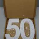 50th Birthday Decorations Woman Man,Marquee Numbers for 50th Wedding Anniversary Decorations,Light Up Numbers 50 Sign for Party Backdrop Wall Decor,50 Birthday Centerpieces Table Decoration