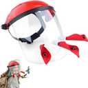 Hummingbird Feeder Hat MaskHelmet-Style Hands-Free Design3 Spill-Proof Ports for Adjustable Headband,Suitable for Outdoor Hummingbird Feeding Enthusiasts