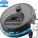 Lefant Robot Vacuum and Mop, Upgraded LiDAR Navigation, 450ml Visible Dustbin, Strong Suction, Multi-Floor Mapping, Self-Charge, WiFi/Alexa/APP, Multi-Surface Cleaning, M330 Pro Grey (Gray)