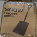 Snow Shovel, Snow Shovel with Ergonomic D-shaped Handle, Portable Snow Clearing Tool, Multifunctional Removable Snow Shovel for Balconies, Walkways, Stairs, Gardens, Garages, Cars