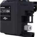 Brother Genuine High Yield Black Ink Cartridges, LC2032PKS, Replacement Black Ink Two Pack, Includes 2 Cartridges of Black Ink, Page Yield Up To 550 Pages/Cartridge, LC203