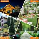 Outdoor Solar Garden Lights, 300 LED Multicolor Fairy Lights, Waterproof Outdoor Decoration, 23.6 Inch Willow Tree Lights for Garden, Patio, Path, Party, Christmas. (Muiticolor)