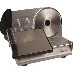 CHARD FSOP-150, Electric Food Slicer, Gray, Aluminum with 7.5 inch Stainless Steel Blade, 150 watts