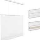 Changshade Top Down Bottom Up Light Filtering Cellular Shades, Cordless Honeycomb Blinds for Windows, for Soft Glow & Daytime Privacy, Thermal Insulated,24" W*36" H,Light Filtering-White
