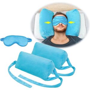 AOSSA Neck Stabilizer Pillow for Sleeping Face Up Triangle Wedge for Head & Neck Positioning, Post Surgery Recovery & Anti-Wrinkle Back Sleep Training Pillow