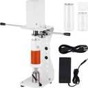 Electric Soda Can Sealer, Manual Press Cap Seamer 2.4-6.7'' Height Adjustable for Plastic/Aluminum/Tin Cans, 2.2-3.9'' Dia Can Sealing Machine for Home Brewing, Milk Tea, Juice Beverage Packaging
