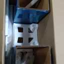 Island Range Hood 30 Inch 700 CFM Ceiling Mount Kitchen Vent Hood Tempered Glass with Color Gesture Sensing & Touch Control, 3 Speed Fan, 4 LED Lights, Permanent Filters