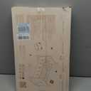 ROBUD Wooden Baby Doll Crib, Baby Doll Bed Toys, Fits Up to 18 Inch Doll Accessories