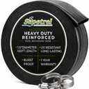 Sepetrel Pool Backwash Hose 1.5 Inch x 100 Feet | Heavy Duty Burst Resistant & Weatherproo Lay Flat Discharge Hose for Pool Sand Filter, Sump Pump, Inground & Above Ground Pools,Includes 2 Clamps