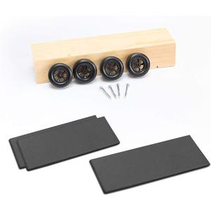 Weewooday 3 Pieces Flexible Derby Car Weights Tape in 3 oz Adhesive Stick on Flex Cuttable Car Weights Compatible with Pinewood Derby for Increasing Cylinders Speed Car Race Cut with Scissors at Will