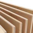 MUKCHAP 15 Piece 10 Inch Square Wood Sheets, 1/4 Inch Unfinished Wood Sheets, Plywood Boards for Crafts, Drawing, Carving, DIY