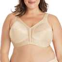 Playtex Women's Wireless Bra, 18 Hour Plus-Size Bras, Full Coverage, Smoothing, 4693, Single or 1-Pack 75C