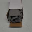 Woaboy Set of 2 Outdoor Waterproof Throw Pillow Covers Decorative Farmhouse Linen Pillowcases Solid Cushion Cases for Patio Tent Balcony Couch Sofa Livingroom Light Grey 20x20 inch