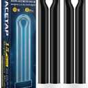 PACETAP 2Pack FUL15W BL Replacement Bulbs with 4 Pin Base, Indoor Outdoor 15W U Shape Lamp Tube Compatible with T6 T8 T9(Black)