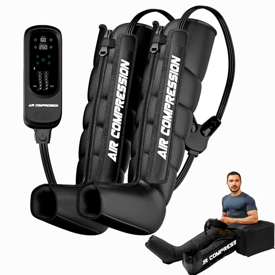 RYCOVR Leg Massager for Circulation and Pain Relief, Air Compression Recovery System for Fast Leg Recovery, Reduce Muscle Fatigue, Swelling, Cramping, Gifts for Mom Dad Men Women, FSA HSA Eligible