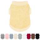 Cozy and Functional Dog Shirts for Small Puppies: Stretchable Ginger Attire with Easy-On Design, Ideal for Chihuahuas and Yorkies - Enhance Comfort and Playfulness on Chill Days X-Small