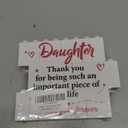 SOFEGY Daughter Gifts from Mom Dad To My Daughter Unique Gifts for Adult Daughter Birthday Gifts Decorative Signs