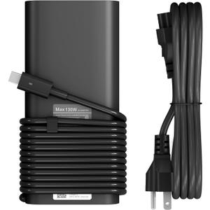 130W USB C Laptop Charger for Dell XPS 15 2in117 9520 9575 9700 Precision 5470 5480 5760 5770 3550 3560 3570 3571 2in1 Latitude 7410 7310 7210 9410 9510 9575 5420 5520 5510 AC Adapter Power Cord