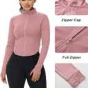 Dalavch 3 Pack Womens Cropped Full Zip up Workout Jacket Slim Fit Running Athletic Gym Yoga Sports Jacket with Thumb Holes (S)