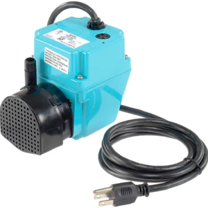Little Giant 2E-38N 300 GPH 115-Volt Manual Oil Filled Submersible Aluminum Direct Drive Submersible Pump, Blue