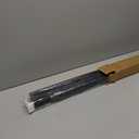 LazBlinds No-Drill Cordless Zebra Blinds - Dual Layer Light Filtering & Room Darkening, Free-Stop Lift, Easy Install, Day & Night Privacy with Valance for Window 39" W x 72" H, Black