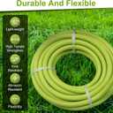 Garden Hose 5/8 in. x 50 ft.,Lightweight All-Weather Water Hose, Durable and Flexible