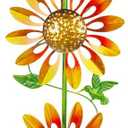 VEWOGARDEN Sunflower Wind Spinners Outdoor Kinetic Garden Wind Spinner with Stakes Metal Garden Decor for Yard Lawn Patio, Yellow (Yellow(3 Blades))