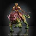 Masters of the Universe Chronicles Action Figure Battle Cat, 6.5 Inch 2026 Movie Accurate, Glass Eyes & Articulated Jaw, Tiger with Saddle & Armor