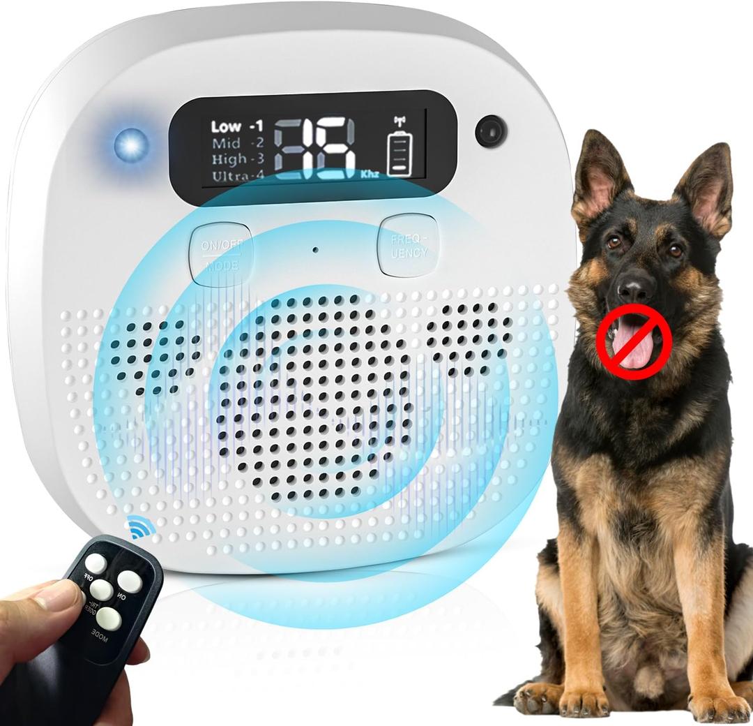 Anti Barking Device for Dogs, Light White