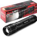 GearLight S2500 LED Flashlight - Extremely Bright, Powerful Tactical Flashlights with High Lumens for Camping, Emergency & Everyday Use (1 Pack, (Batteries Not Included))