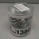 50 Pieces Whiteboard Magnets Round Clear Circle Plastic Magnets for Magnetic Dry Erase Boards, Refrigerator, 1.2 Inch