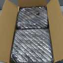 Skycarper 5 Tier Adjustable Corner Shower Caddy Organizer with Hooks,Rustproof Tension Pole 62-116 Inch, Black