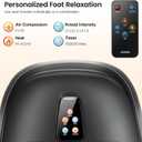 Shiatsu Foot Massager Machine with Heat, Upgraded Deep Kneading Feet Massager for Deliver Pain Relief, Plantar Fasciitis, Neuropathy, Gifts for Women/Mom & Dad, Fathers & Mothers Day, Fits up to 13