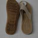 Summer Flat Sandals for Women: Comfortable Walking Dressy Slides for 2025 - Ladies Orthopedic Casual Shoes Indoor Outdoor Cream 43