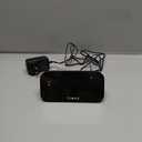 Timex T231G AM/FM Dual Alarm Clock Radio with 1.2-Inch Display and Line-in Jack (Gunmetal) (Black)
