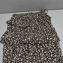 Happy Sailed Womens Floral Print Boho Maxi Skirt Elastic High Waist Pleated Ruffle Flowy Long Skirts S-XL (L)