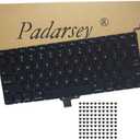 Padarsey New Laptop Replacement Keyboard Compatible for MacBook Pro 13-inch A1278 2008 2009 2010 2011 2012 2013 2014 2015 Year with 80Pce Keyboard Screws